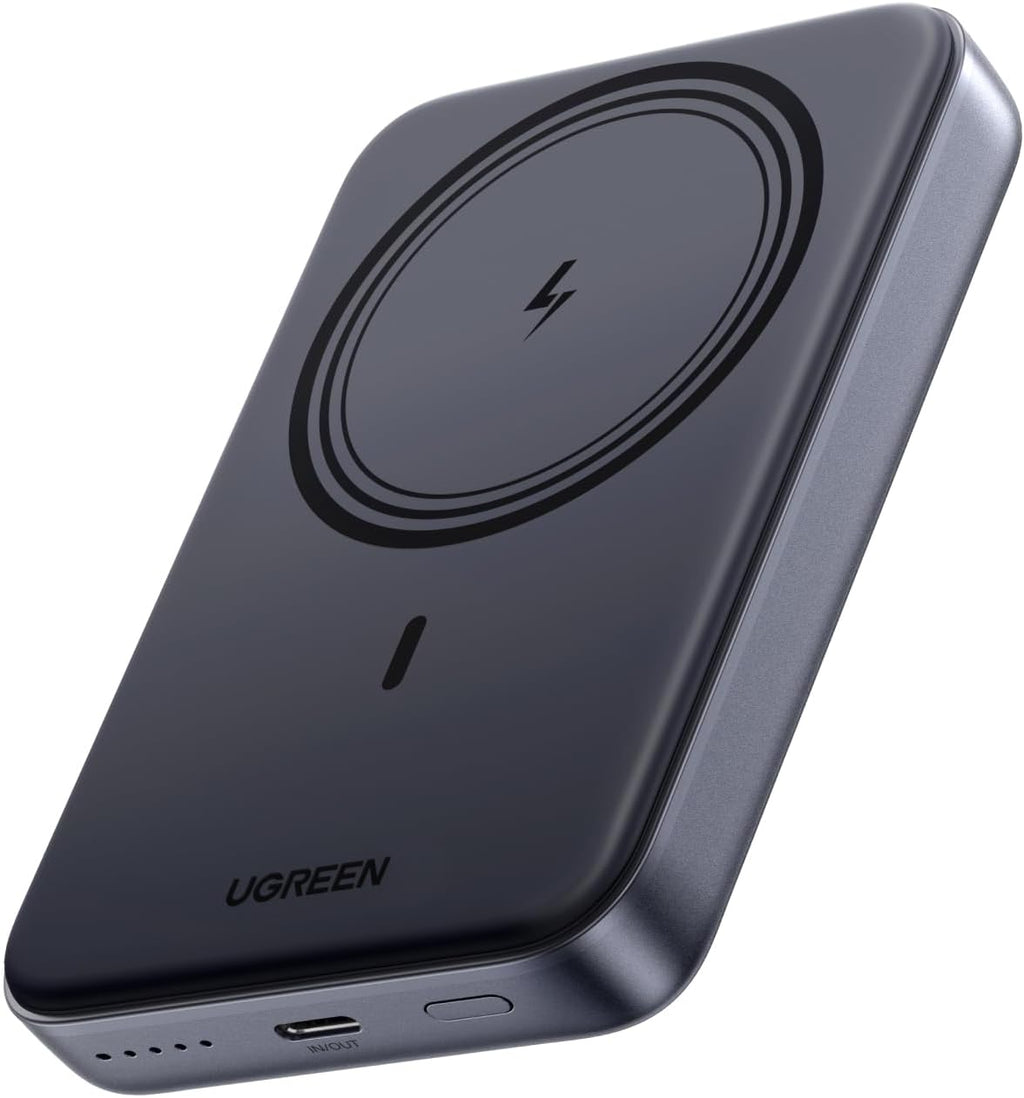 UGREEN Zapix Power Bank Magsafe 10000mAh Batteria Esterna Magnetico PD 20W | Caricatore Portatile Wireless, Ricarica Rapida USB C 20W Compatibile con iPhone 17 16 15 14 13 12 Air Plus Pro Max - ChargeCover