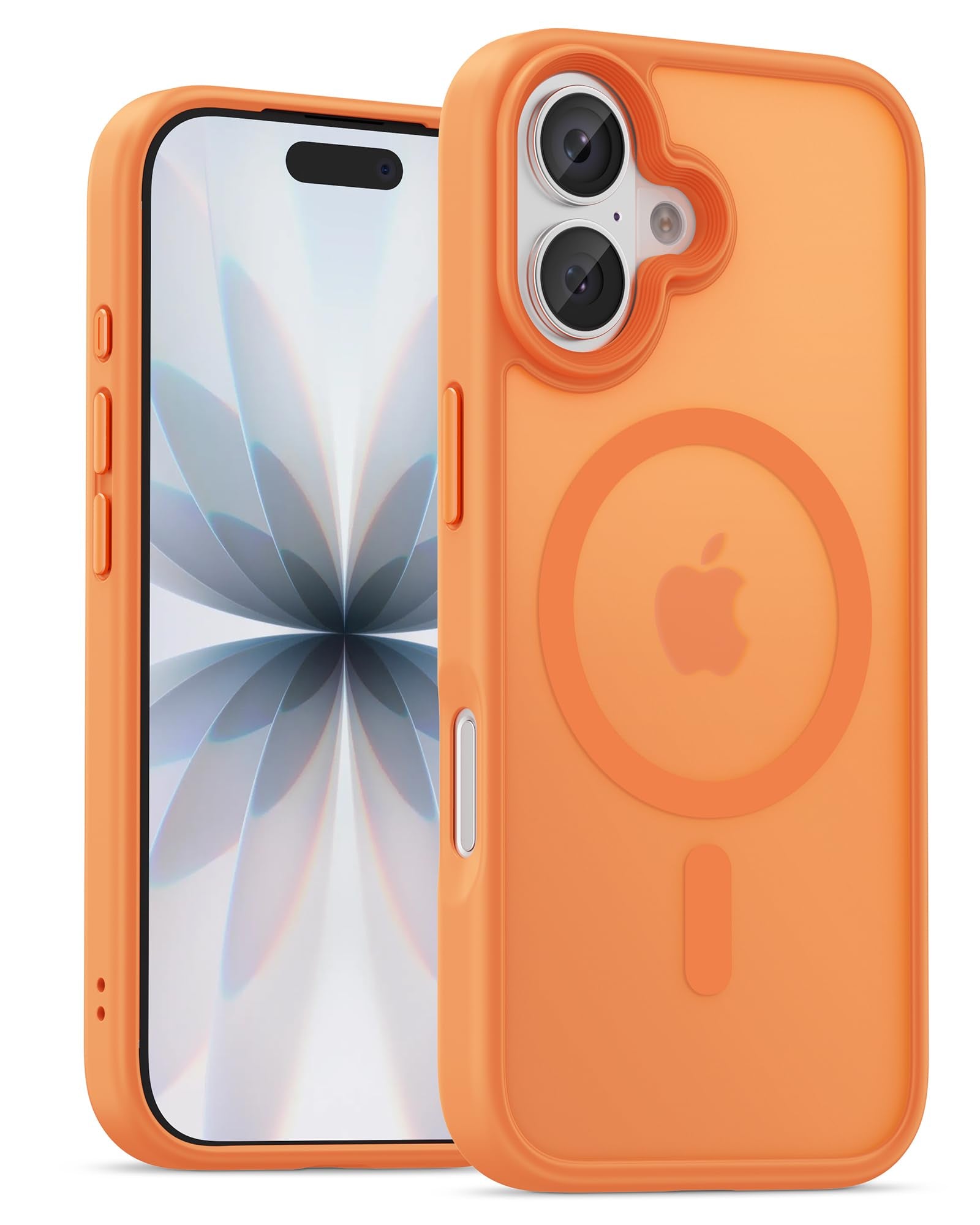 UNBREAKcable Custodia Magnetica per iPhone 16 Pro da 6,3 Pollici, Compatibile con MagSafe, Protezione Completa della Fotocamera, Custodia Sottile Antiurto e Anticaduta per Telefono - Verde Scuro - ChargeCover