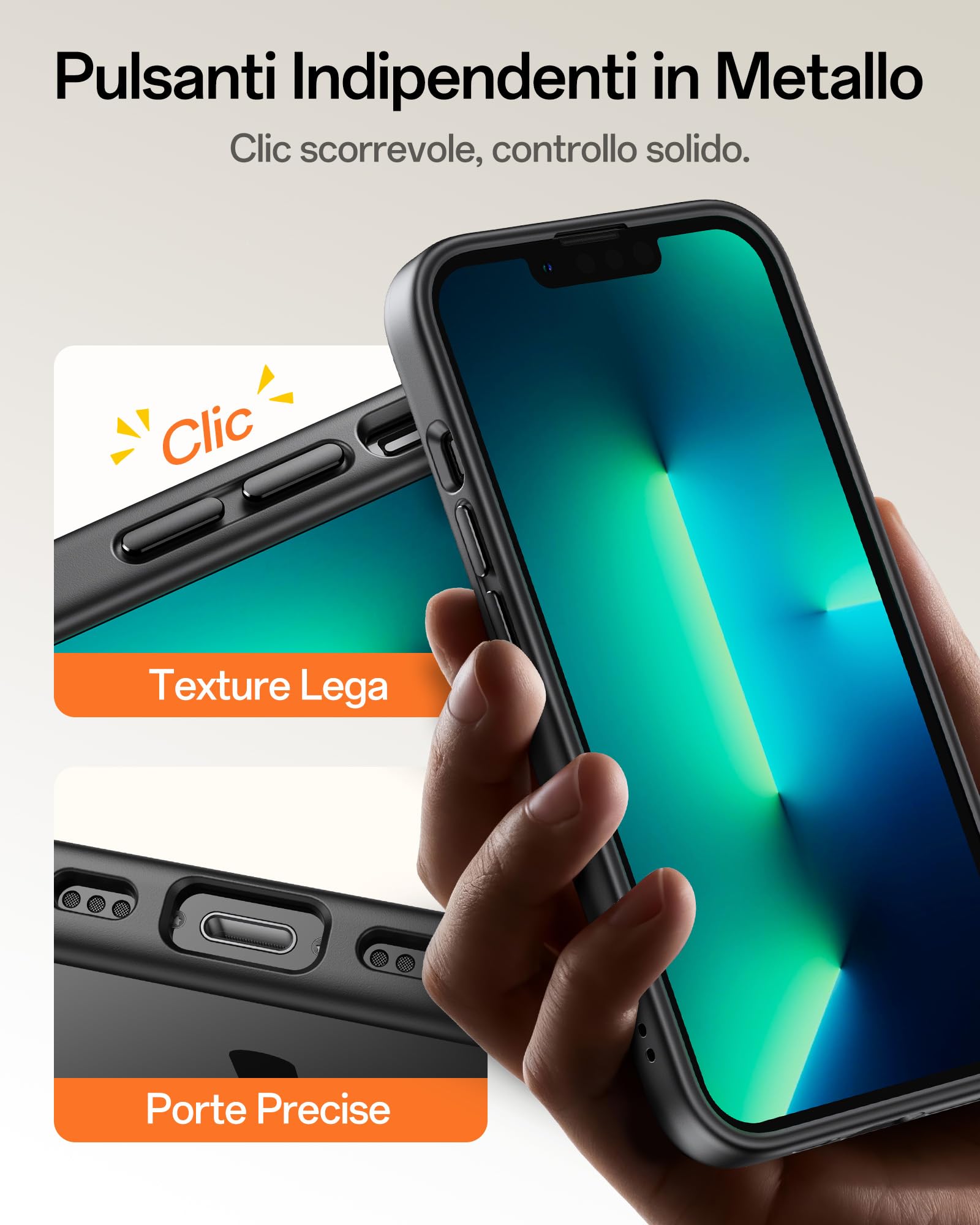 UNBREAKcable Custodia Magnetica per iPhone 16 Pro da 6,3 Pollici, Compatibile con MagSafe, Protezione Completa della Fotocamera, Custodia Sottile Antiurto e Anticaduta per Telefono - Verde Scuro - ChargeCover