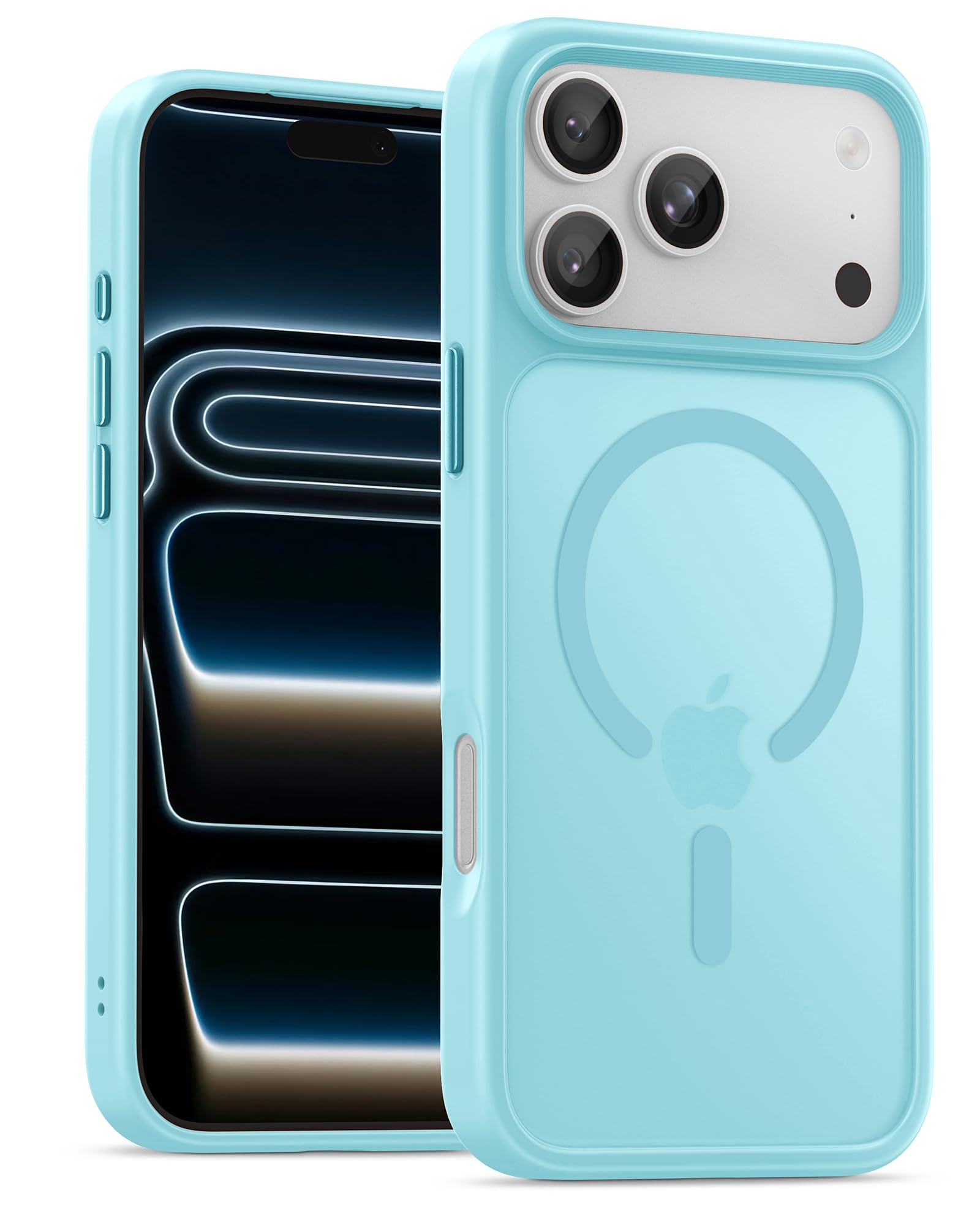 UNBREAKcable Custodia Magnetica per iPhone 16 Pro da 6,3 Pollici, Compatibile con MagSafe, Protezione Completa della Fotocamera, Custodia Sottile Antiurto e Anticaduta per Telefono - Verde Scuro - ChargeCover