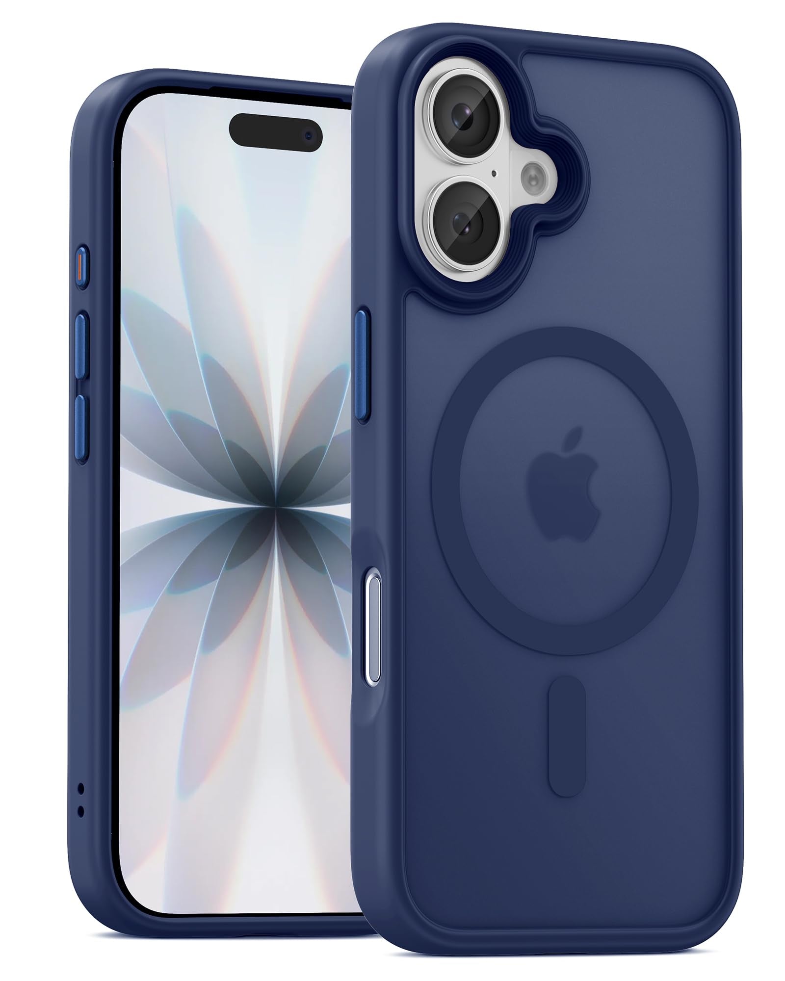 UNBREAKcable Custodia Magnetica per iPhone 16 Pro da 6,3 Pollici, Compatibile con MagSafe, Protezione Completa della Fotocamera, Custodia Sottile Antiurto e Anticaduta per Telefono - Verde Scuro - ChargeCover