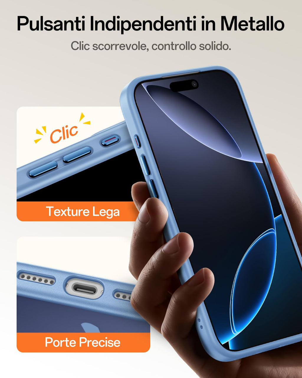 UNBREAKcable Custodia Magnetica per iPhone 16 Pro da 6,3 Pollici, Compatibile con MagSafe, Protezione Completa della Fotocamera, Custodia Sottile Antiurto e Anticaduta per Telefono - Verde Scuro - ChargeCover