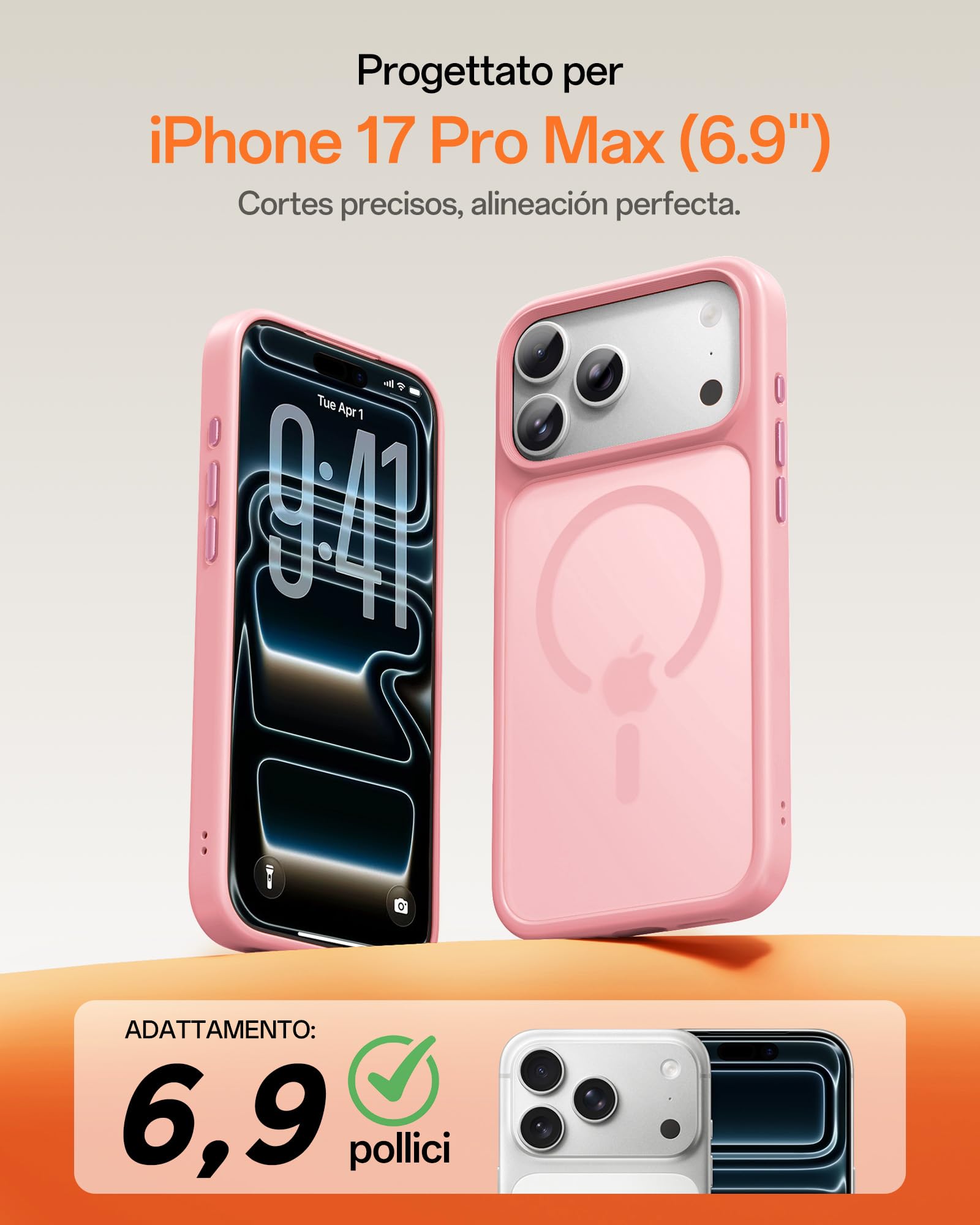 UNBREAKcable Custodia Magnetica per iPhone 16 Pro da 6,3 Pollici, Compatibile con MagSafe, Protezione Completa della Fotocamera, Custodia Sottile Antiurto e Anticaduta per Telefono - Verde Scuro - ChargeCover
